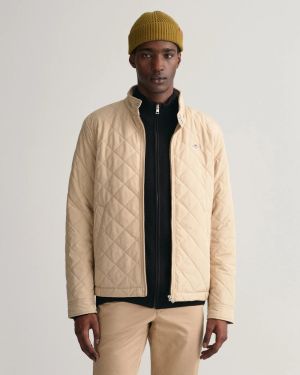 Gant tikkitakki, QUILTED WINDCHEATER Beige