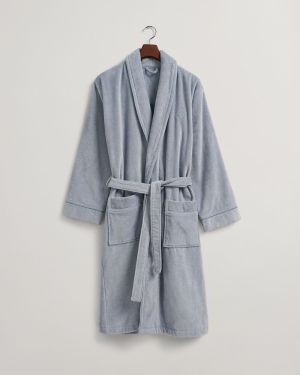 Gant Unisex Kylpytakki ICON G ROBE Vaaleansininen