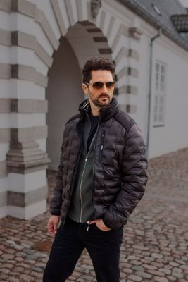 Gino marcello Miesten Talvitakki K 150529 LIGHT JACKET Musta