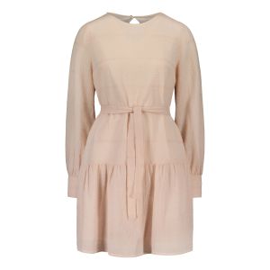 Gauhar Helsinki mekko, O-NECK DRESS BLUSH Nude