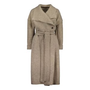 Gauhar Helsinki villakangastakki, WOOL COAT OATMEAL Hiekka