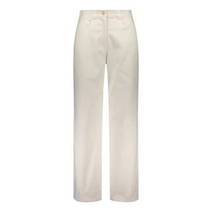 Gauhar naisten housut, COTTON TROUSERS WIDE Valkoinen