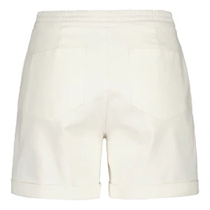 Gauhar naisten shortsit, FOLDED SHORTS WHITE Valkoinen