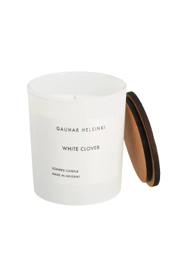 Gauhar Tuoksukynttilä, SCENTED CANDLE WHITE CLOVER 