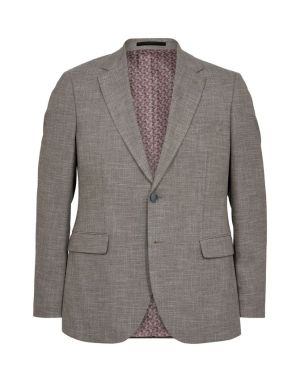 Gino marcello miesten bleiseri, LINEN LOOK BLAZER Beige