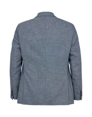 Gino marcello miesten bleiseri, LINEN LOOK BLAZER Sininen Kuosi