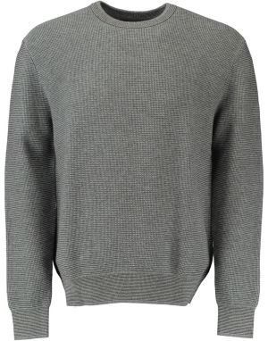 Gino marcello miesten neule, O-NECK MODERN FIT Tummanharmaa