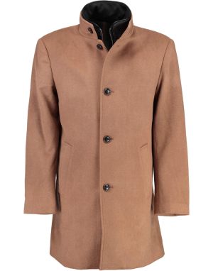 Gino marcello Miesten Villakangastakki, K GINO MARCELLO WOOL COAT Kameli