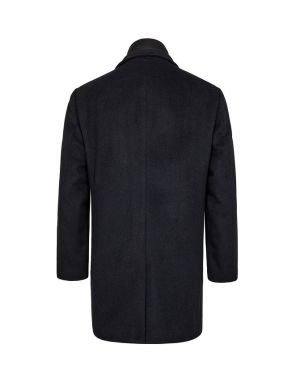 Gino marcello Miesten Villakangastakki, K GINO MARCELLO WOOL COAT Tummansininen