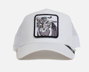 Goorin Bros Miesten Lippis, THE WHITE TIGER Valkoinen