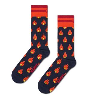 Happy Socks Miesten Sukat FLAMES SOCK Sininen Kuosi