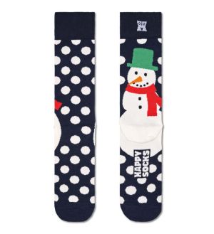 Happy Socks Miesten Sukat JUMBO SNOWMAN Sininen Kuosi