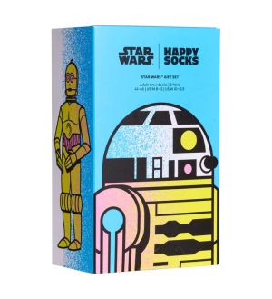 Happy Socks Miesten Sukat, Star Wars 3-pack Gift Set Musta