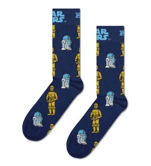 Happy Socks Miesten Sukat, Star Wars R2D2 & C3PO Sock 