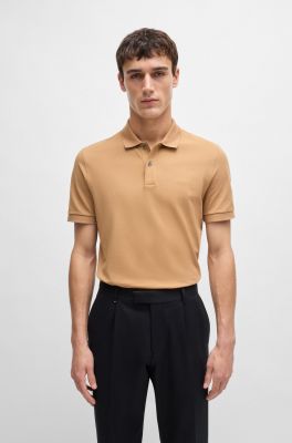 Hugo Boss Miesten Pikeepaita PALLAS REGULAR FIT Beige