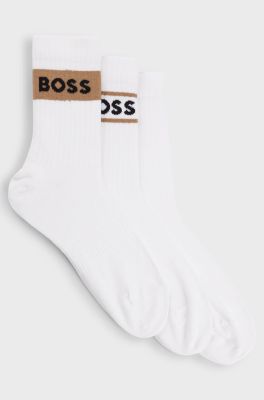 Hugo Boss Miesten Sukat 3-Pack, GIFTSET ICONIC Valkoinen