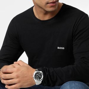 Hugo Boss Miesten T-paita K LS SHIRT CLASSIC Musta