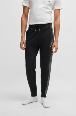 Hugo Boss Miesten Verryttelyhousut, TRACK SUIT PANTS Musta