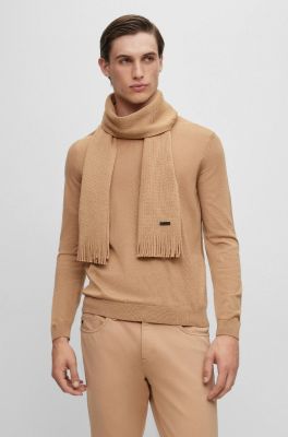 Hugo Boss Miesten Kaulahuivi, ALBAS HUIVI Beige