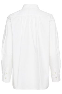 Inwear naisten paitapusero, VALLEYIW FRILL SHIRT Pure White