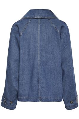 Inwear naisten takki, MABLEIW MINONA SHORT COAT Dark Blue Denim