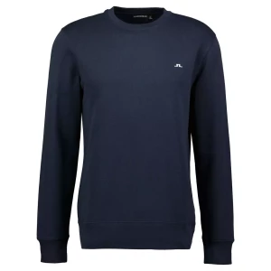 J.Lindeberg Miesten Collegepaita, CREW NECK SWEAT Tummansininen