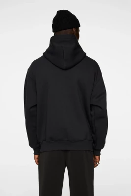 J.Lindeberg Miesten Huppari, KARSON GRAPHIC HOODIE Musta