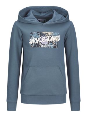 Jack and jones junior huppari, JJHAWAI SHAPE SWEAT HOOD Sininen