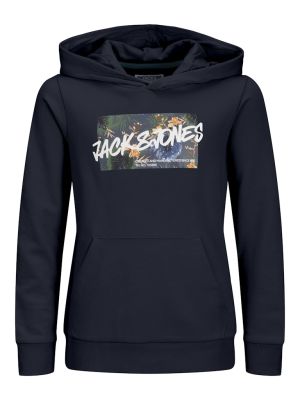 Jack and jones junior huppari, JJHAWAI SHAPE SWEAT HOOD Tummansininen