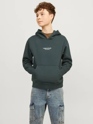 Jack and Jones junior huppari, JORVESTERBRO SWEAT HOOD Vihreä