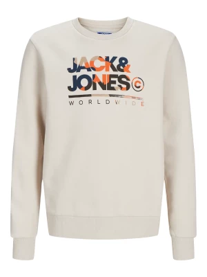 Jack And Jones Junior Lasten Collegepaita, JJLUKE SWEAT CREW NECK JNR Luonnonvalkoinen