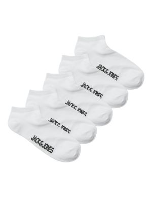 Jack and jones junior sukat, JACDONGO SOCKS 5PACK Valkoinen