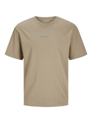 Jack and jones junior t-paita, JJTAKA TEE SS CREW NECK Harmaanruskea