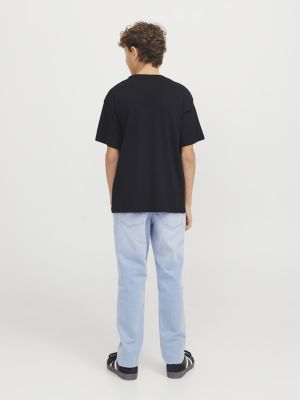 Jack and jones junior t-paita, JJTAKA TEE SS CREW NECK Musta