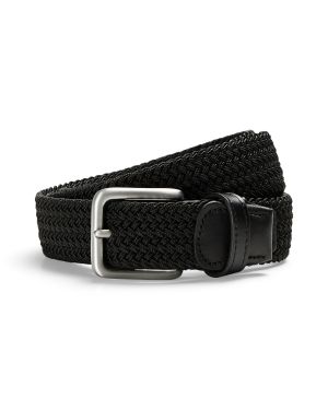 Jack and jones junior vyö, JACSPRING WOVEN BELT Musta