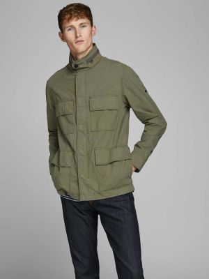 Jack and Jones Miesten Takki, Lee Field Jacket Armeijanvihreä