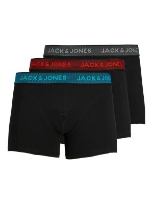 Jack and Jones Miesten Bokserit, Jacwaistband Trunks 3 Pack Asphalt