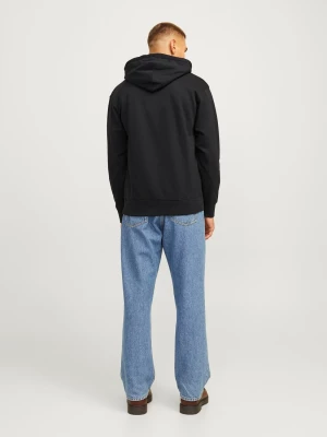 Jack and Jones miesten huppari, JORPORTLAND BLOCK SWEAT HOOD LN Black