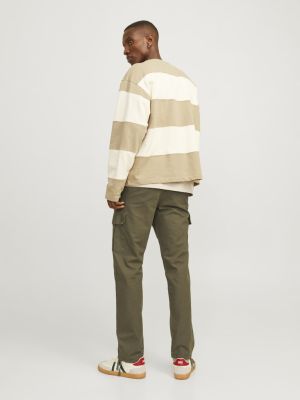 Jack and Jones miesten reisitaskuhousut, JPSTKANE BARKLEY CARGO PANT Olive Night