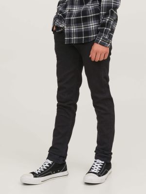 JACK&JONES JUNIOR Farkut, JJIGLENN JJORIGINAL MF072 Musta