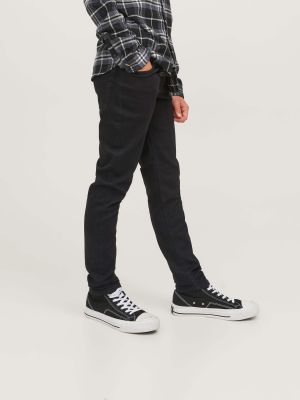 JACK&JONES JUNIOR Farkut, JJIGLENN JJORIGINAL MF072 Musta