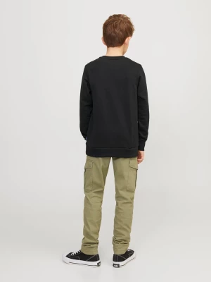 Jack & Jones Junior Lasten Collegepaita, JJEBRADLEY SWEAT CREW NOOS Musta