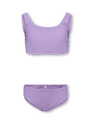 Kids Only bikinit, KOGAMANDA STRUCTURE BIKINI SET Liila