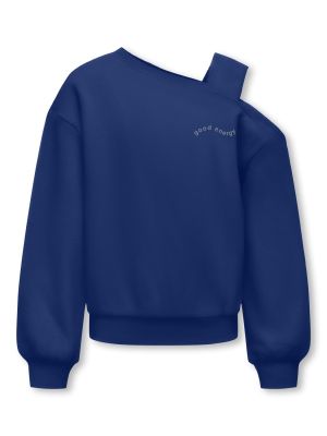 Kids Only Lasten Collegepaita, KOGSEEMA LS O-NECK OFFSHOULDER Sininen