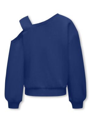 Kids Only Lasten Collegepaita, KOGSEEMA LS O-NECK OFFSHOULDER Sininen