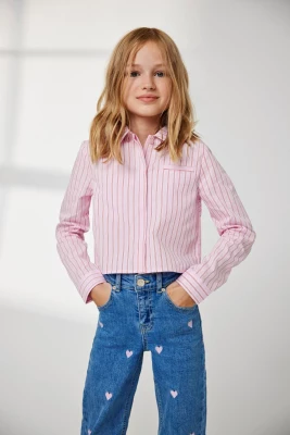 Kids Only Lasten Farkut, KOGJUICY WIDE LEG HEART JEANS Indigo