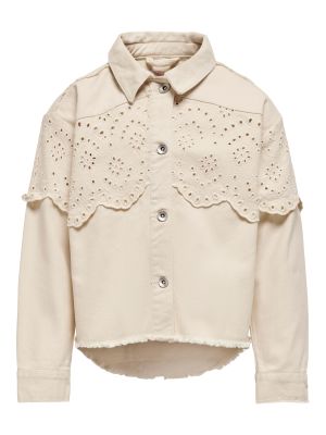 Kids Only takki, KOGELENA CROCHET JACKET Beige