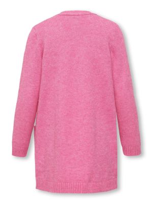 Kids Only Tyttöjen Neuletakki, KOGLESLY LS OPEN CARDIGAN Pinkki