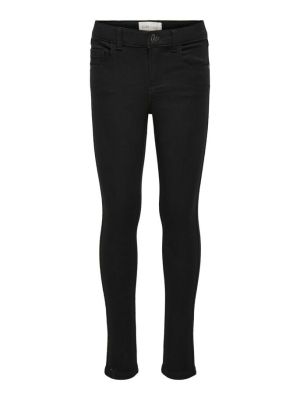 Kids Only Tyttöjen Skinny Fit Farkut, KONROYAL LIFE REG SKINNY JEANS Musta