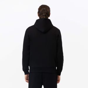 Lacoste Miesten Huppari, JOGGER COTTON HOODIE Musta